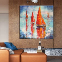 Red Sailing Boats -Art By Maudsch 48 6 4d45262b 15fc 44d6 9b2a 90022d7d2b10