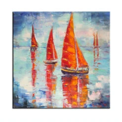 Red Sailing Boats -Art By Maudsch 58 11 fc055544 641d 47f6 bcc7 23b1bcb46181