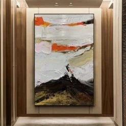 The Wanderer -Art By Maudsch Handmade Abstract Oil Painting Wall Art Mountain Landscape Picture Modern On Canvas Decorative For Living Room 95f66b5a e755 487c 8ab4 56278ddff47a