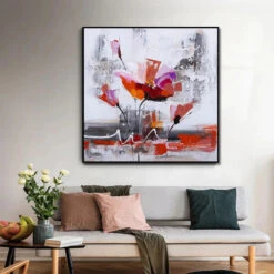 Neo-Flower -Art By Maudsch Handmade Oil Painting On Canvas Large Salon Wall Art Picture Abstract Flower Living Room Modern Home 400 4438c44e b9f4 4c70 903c ab38f262aba0