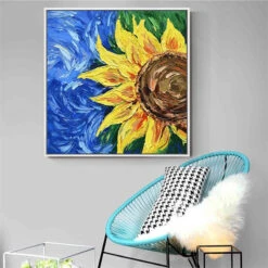 Art By Maudsch -Art By Maudsch Handmade Vincent Van Gogh Oil Painting Blossom Sunflower Paintings The Starry Night Van Gogh Famous Canvas