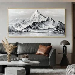 Matterhorn -Art By Maudsch OriginalLandscapePaintingCustomCanvasWallArt 4