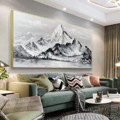 Matterhorn -Art By Maudsch OriginalLandscapePaintingCustomCanvasWallArt 6