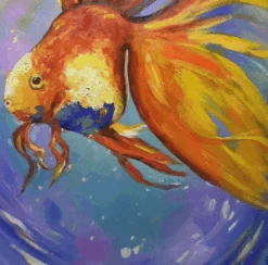 Goldfish -Art By Maudsch goldfish close up 2 85a6a1ed 6363 428c af8b 81c110b6d63b
