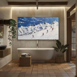 The Ski Trip -Art By Maudsch huang10636234 24768 bathroom s 750 0924de85 31d5 4dba adf9 a2719e821e61