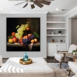 Collection Of Grapes And Apples